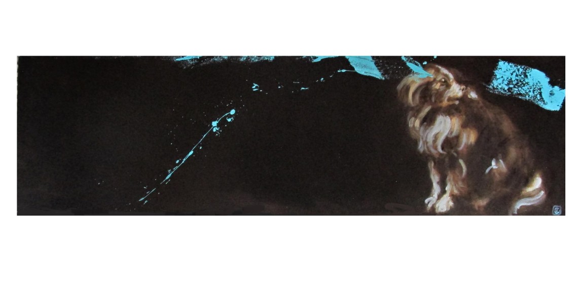 Ultramarine with viridian after Anthony Van Dyke_s ‘Portrait of Marie de Raet